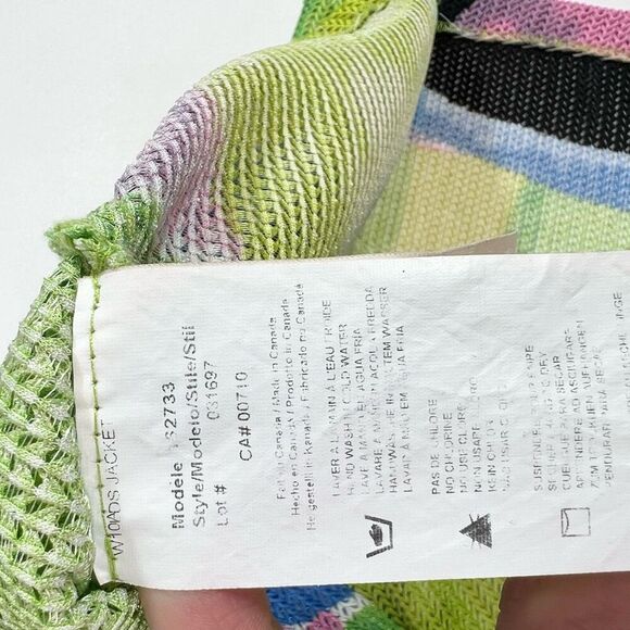 Joseph Ribkoff Sweater Women 12 free Mesh Asymmetric Lagenlook artsy art to wear - Picture 6 of 12